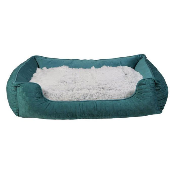 Bud'z Cosmos Cuddler Bed - Extra Large Opal Green - Ideal Comfort for Your Dog - Dimensions: 100x80x22cm