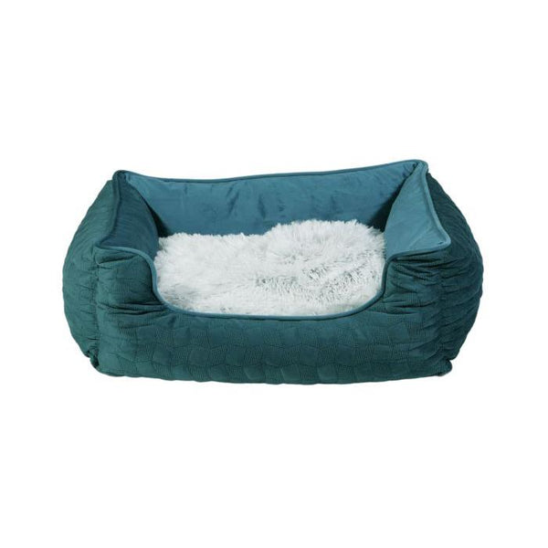 Bud'z Cuddler Bed Cosmos - Medium Size in Opal Green - Perfect for Dogs and Cats - 60x50x20cm