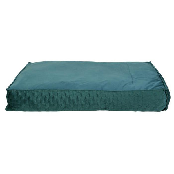 Cosmic Comfort: Bud'z Cushion Style Bed in Opal Green for Dogs and Cats - 100x70x16cm