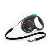 Sleek Black Design Retractable Dog Leash