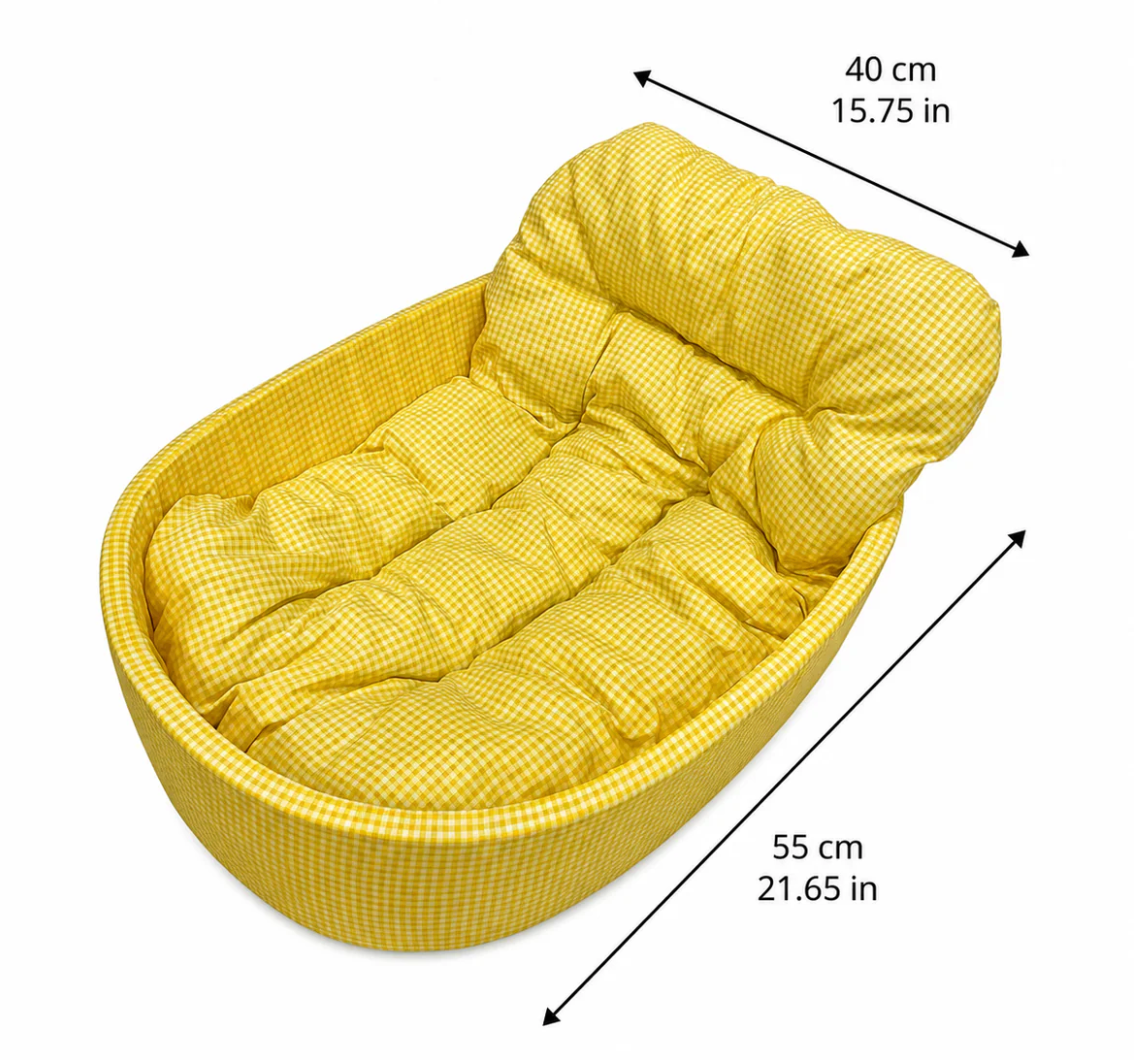 SnuggleNest Cosy Plush Pet Bed with Raised Sides - Image 7