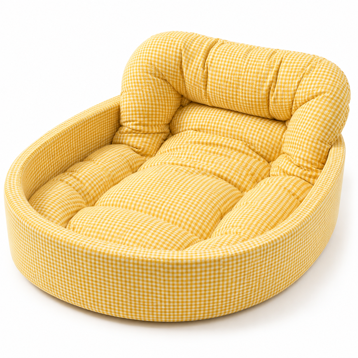 SnuggleNest Cosy Plush Pet Bed with Raised Sides - Image 5
