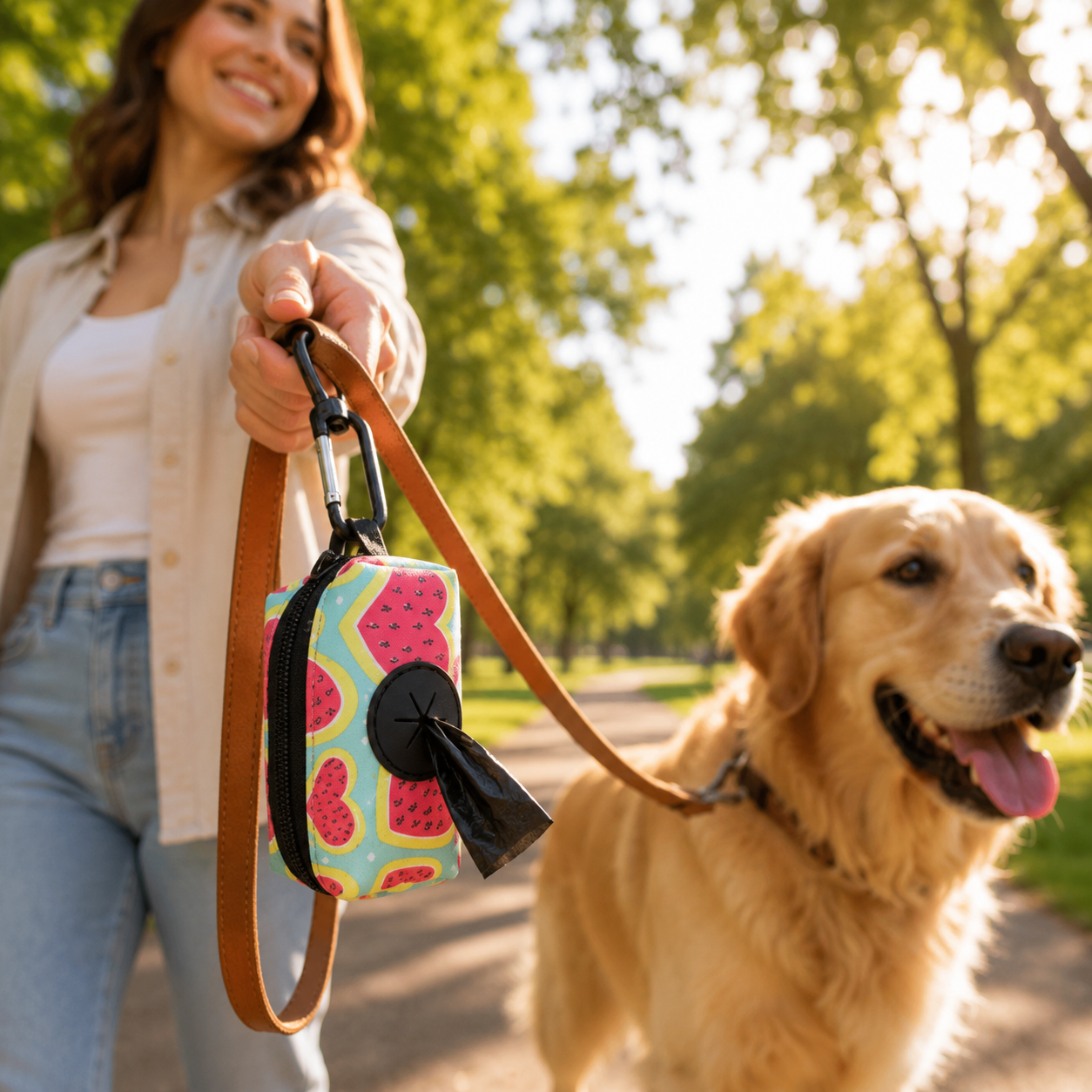 WalkBuddy Clip-On Dog Poo Bag Holder, 2-Pack