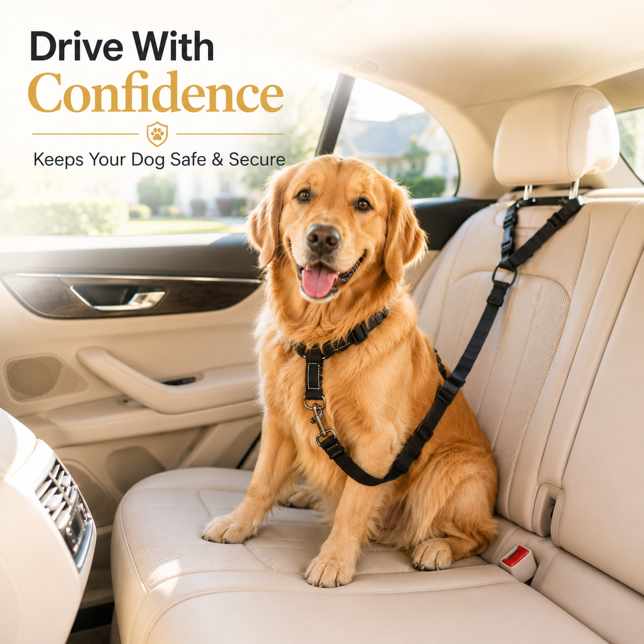 BucklePaws - Adjustable Dog Car Travel Tether - Image 3