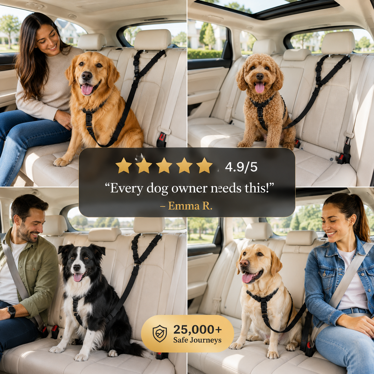 BucklePaws - Adjustable Dog Car Travel Tether - Image 2